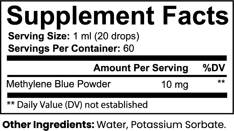 AZURE+ Methylene Blue Drops
